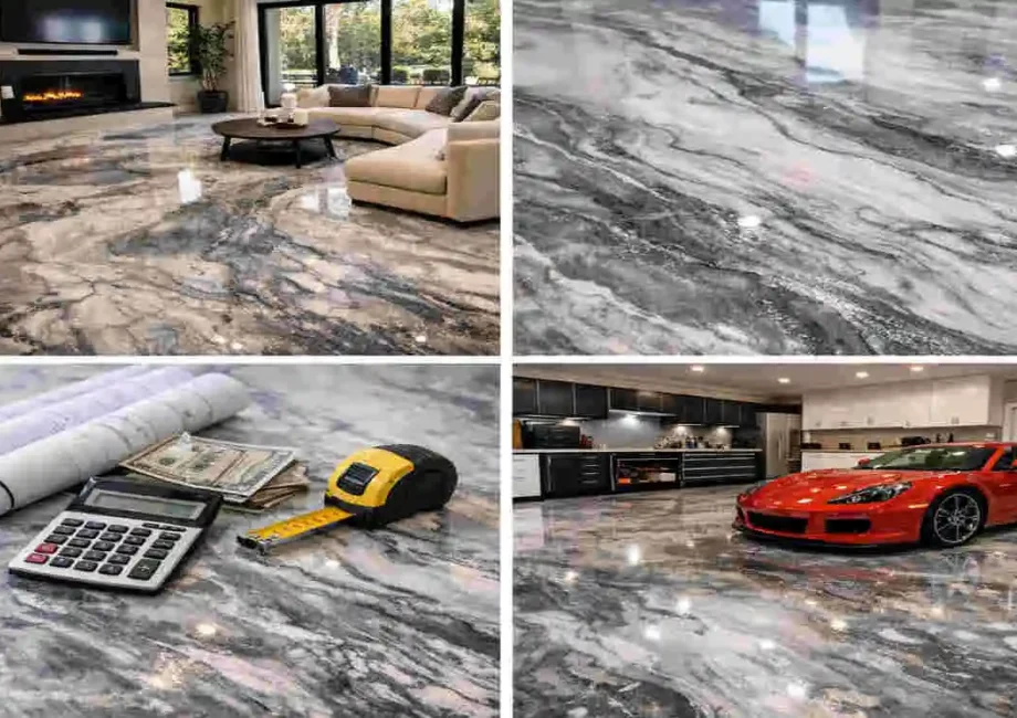 how much does marble epoxy floor cost