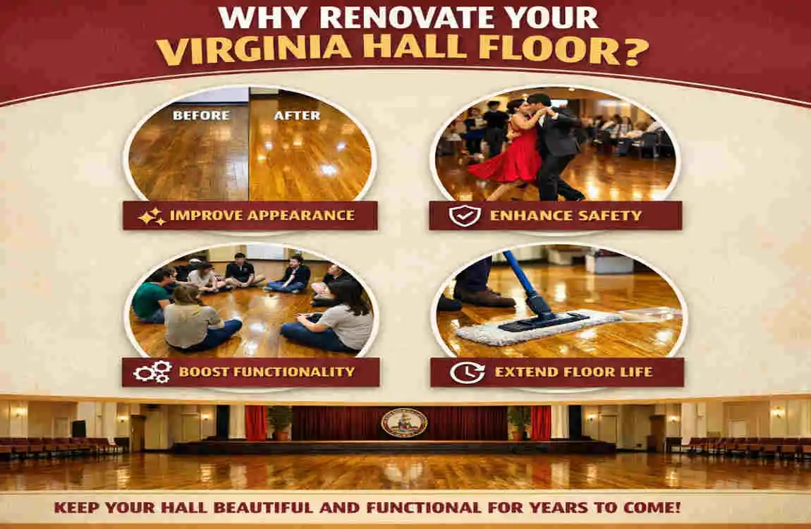 virginia hall floor renovation