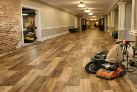 Virginia Hall Floor Renovation: