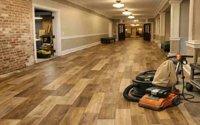 Virginia Hall Floor Renovation: