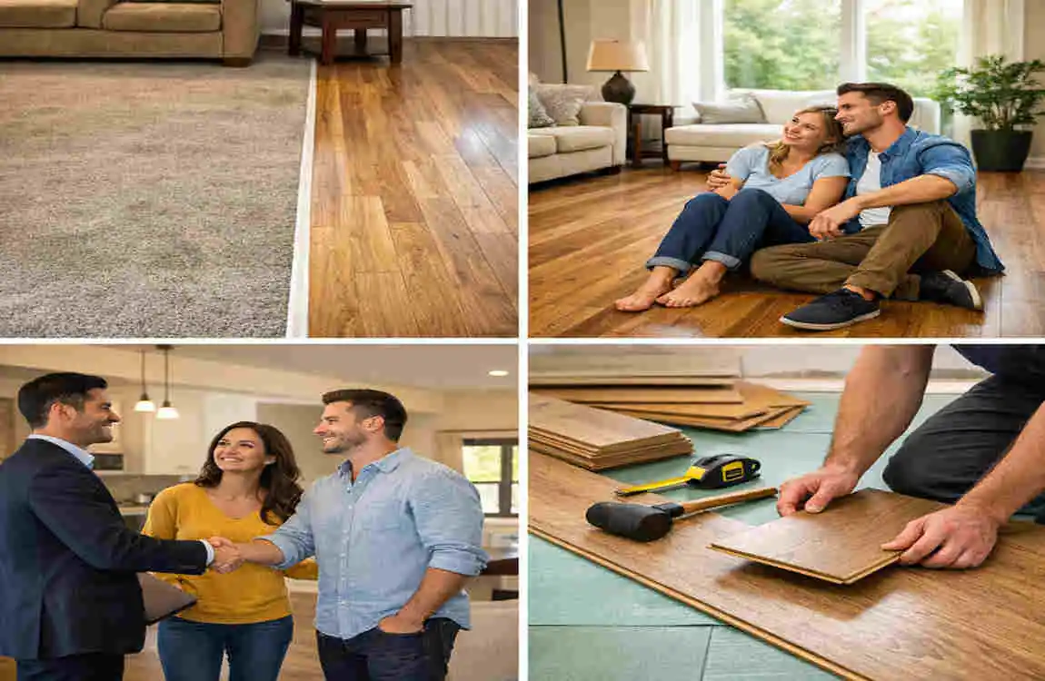 how much does it cost to floor a whole house?