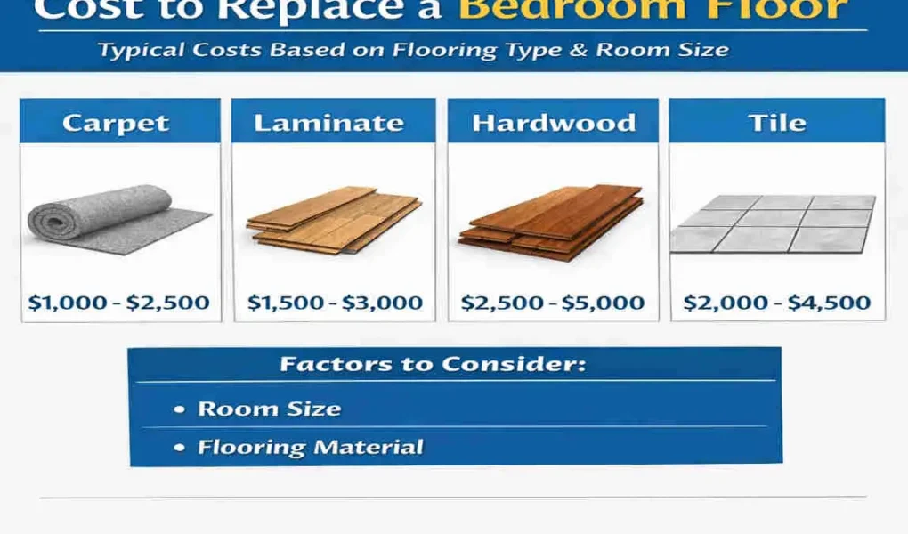 How much does it cost to bedroom floor