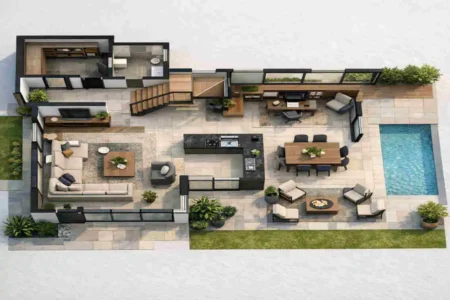 house hall floor plan