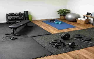 gym floor at home