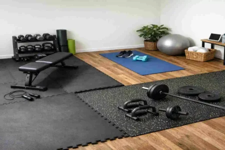 gym floor at home