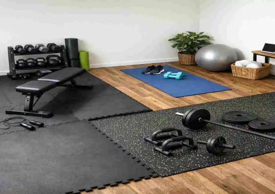gym floor at home