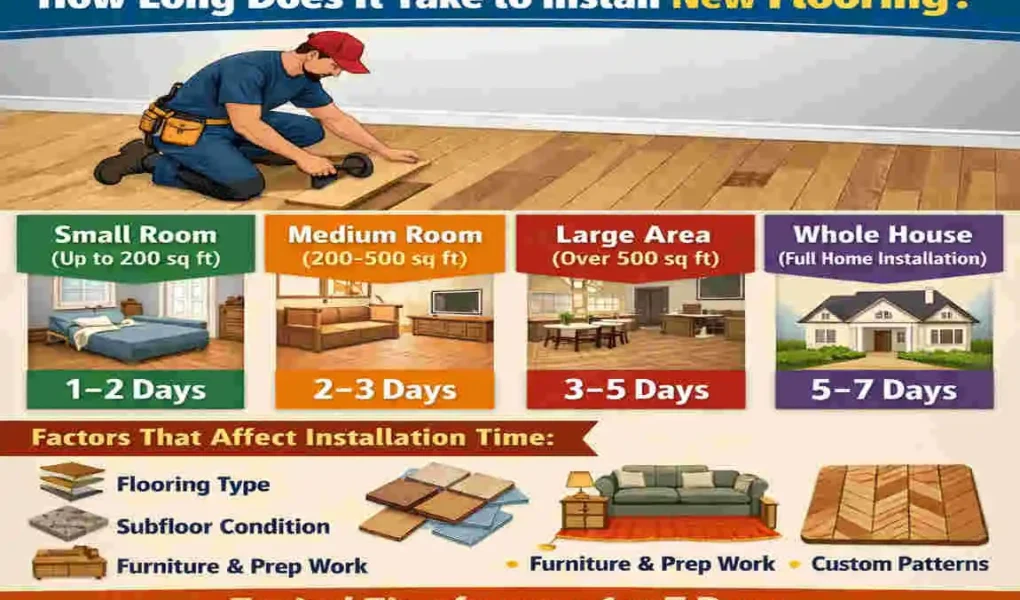 how long does it take to change flooring