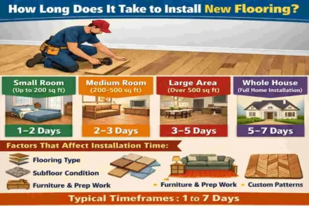 how long does it take to change flooring