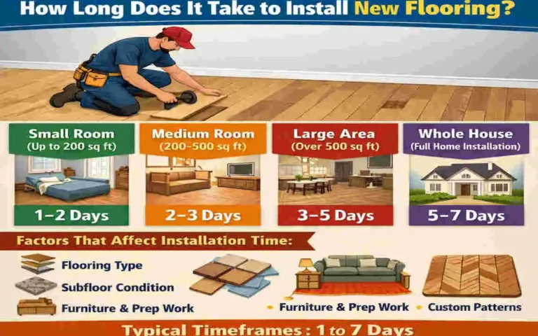 how long does it take to change flooring