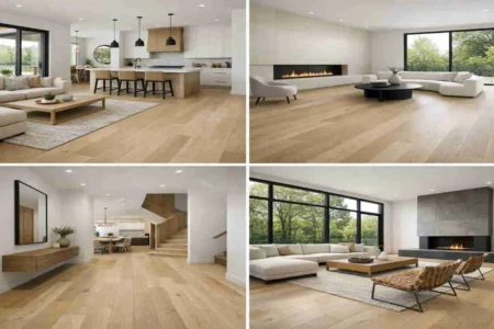 white oak hardwood floor for house