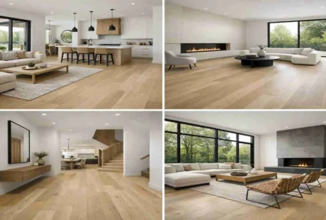 white oak hardwood floor for house