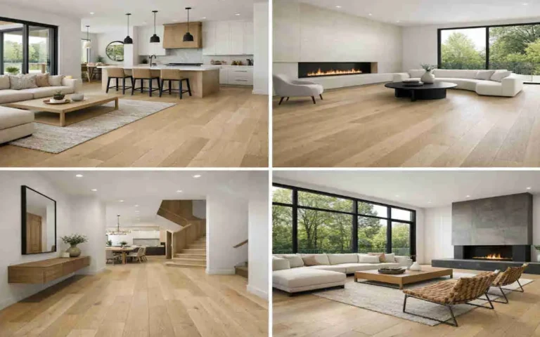 white oak hardwood floor for house