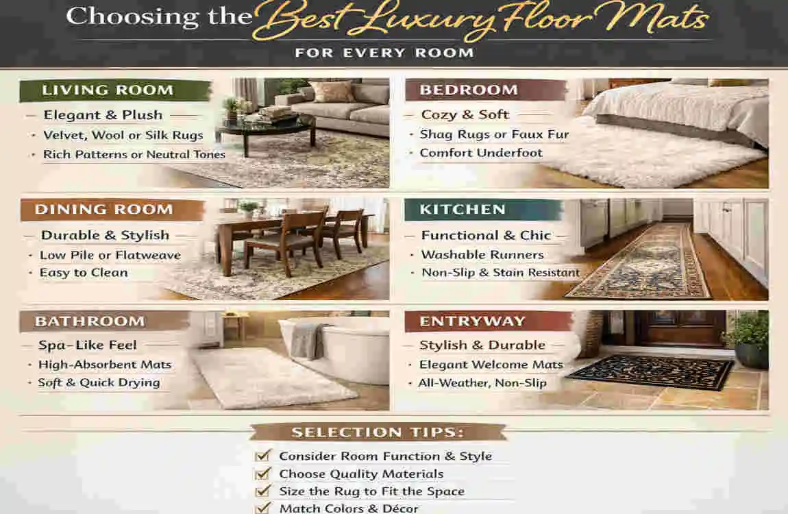 room by room luxury floor mat