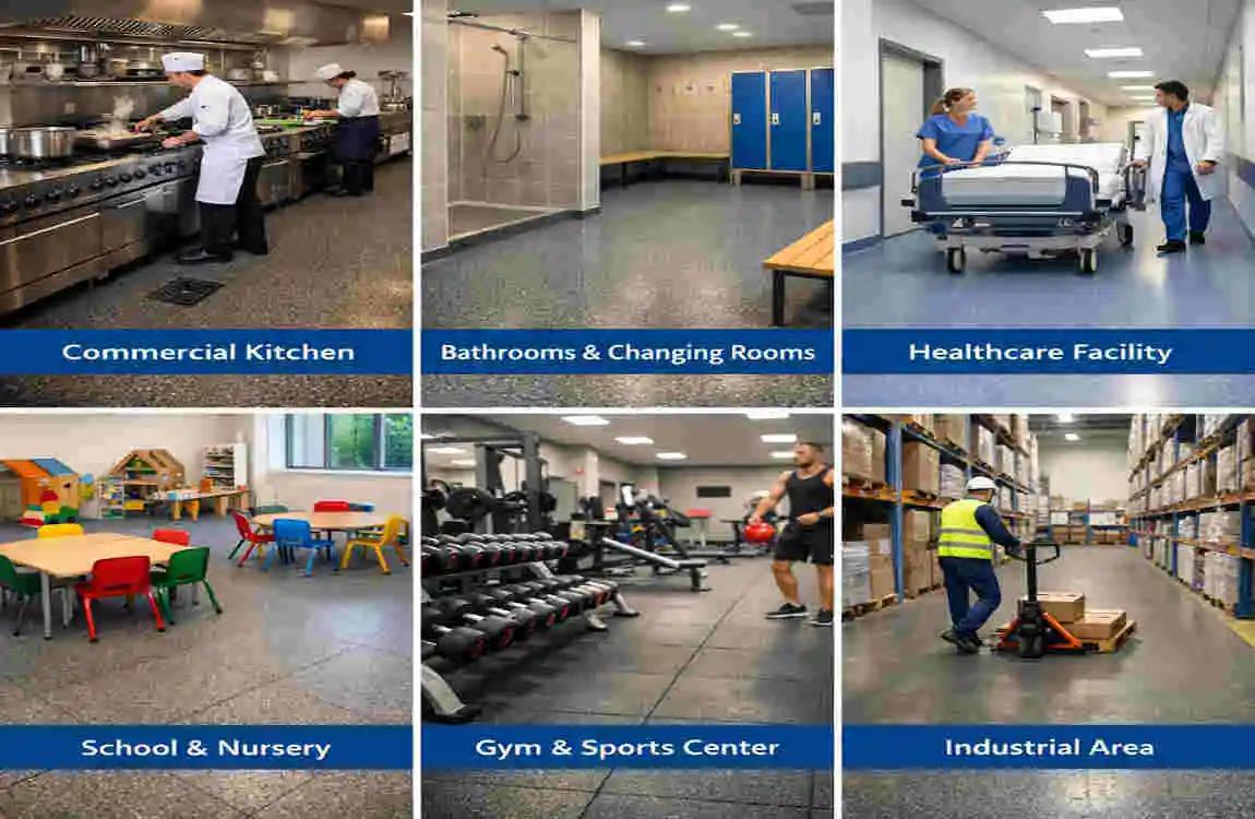 safety flooring vinyl tiles