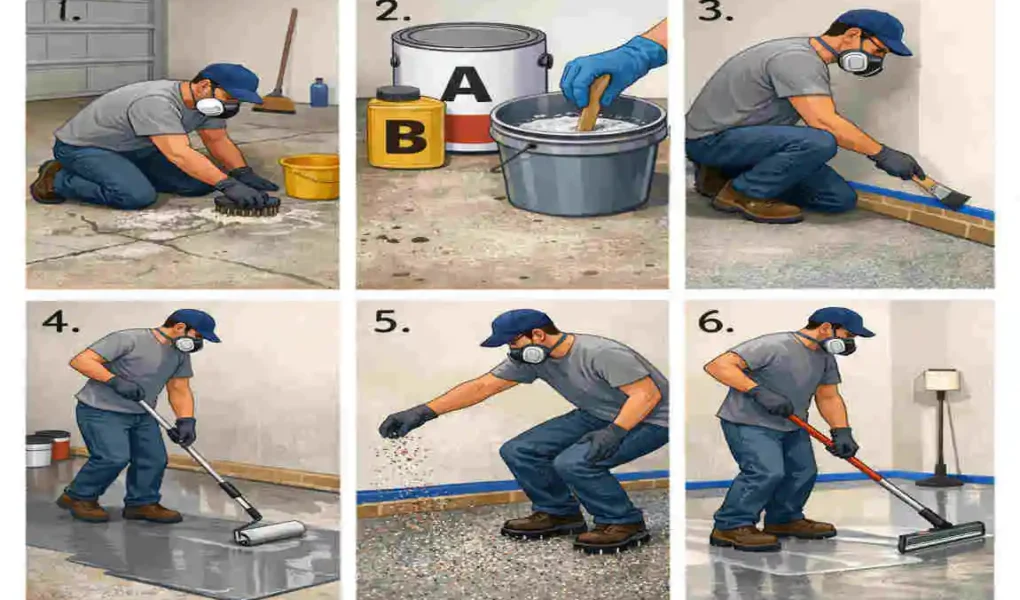 How to Apply Epoxy Floor Paint