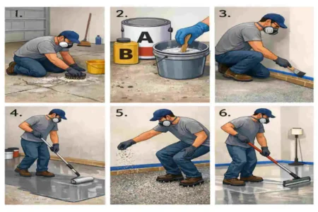 How to Apply Epoxy Floor Paint