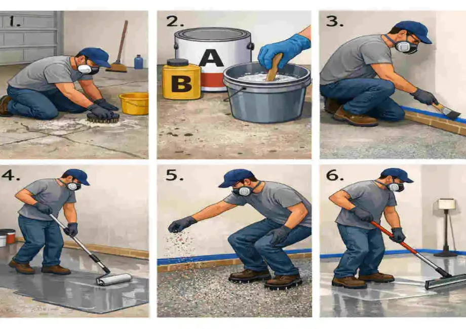 How to Apply Epoxy Floor Paint