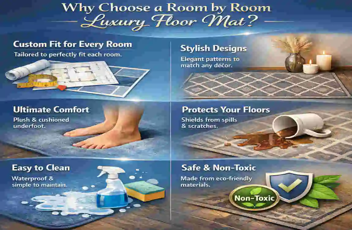 room by room luxury floor mat