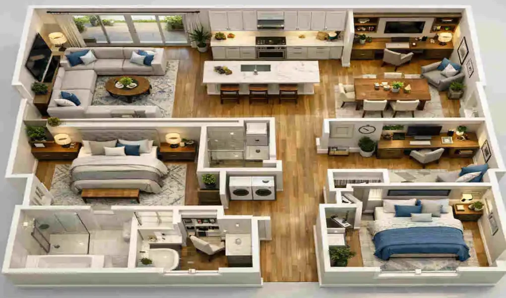 Harvard Floor Plan at Home