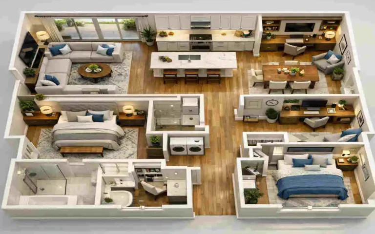 Harvard Floor Plan at Home
