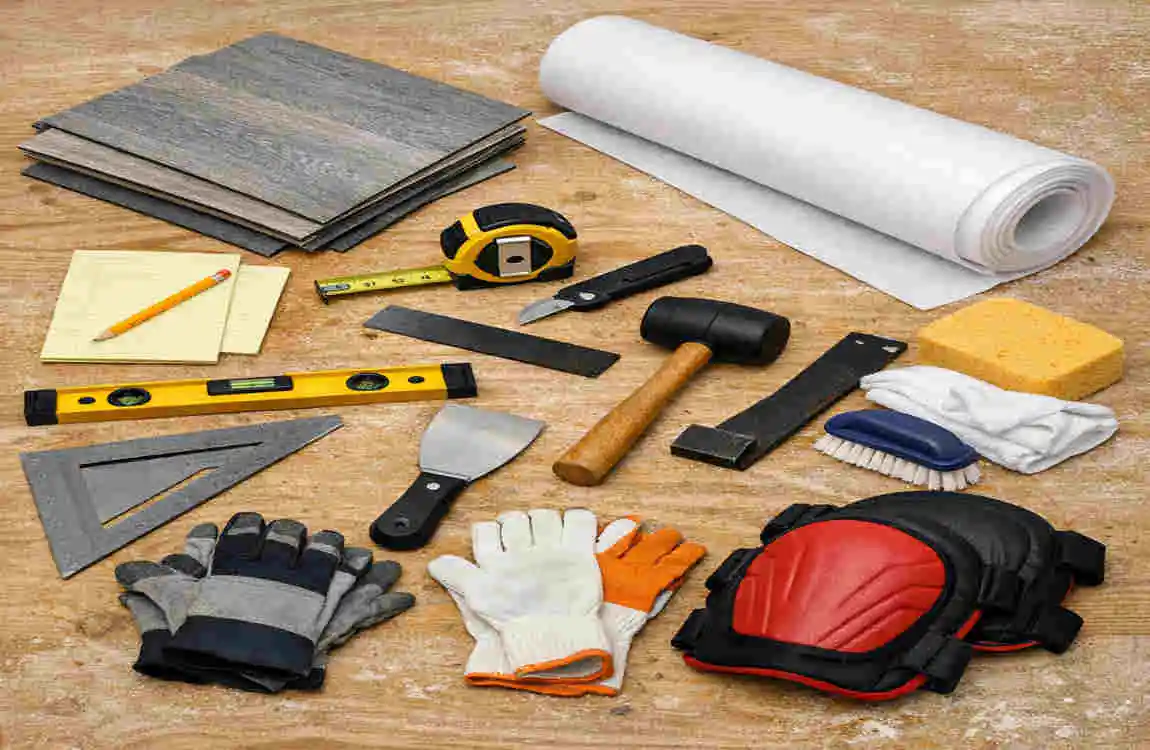 how to install vinyl floor tiles with glue