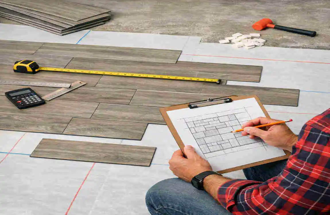 which direction to lay vinyl plank flooring