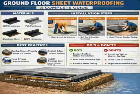 ground floor sheet waterproof