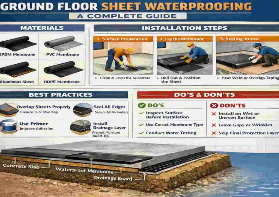 ground floor sheet waterproof