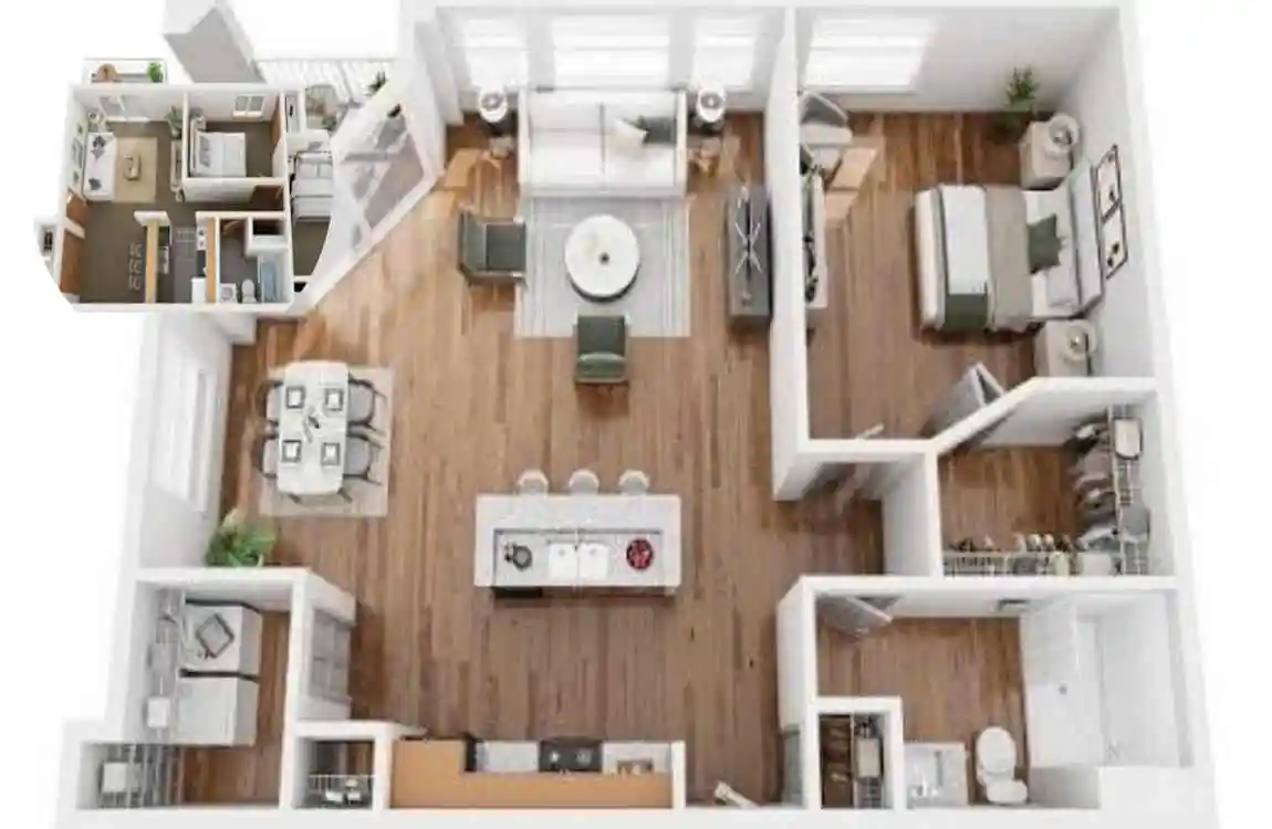papal apartments floor plan