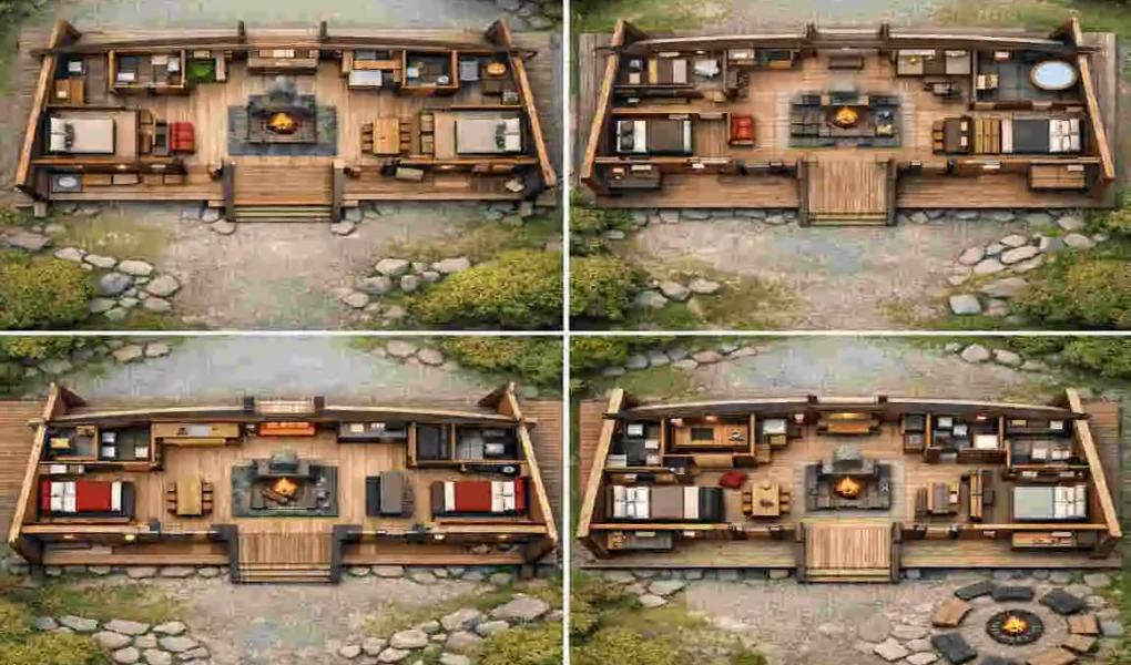 modern viking longhouse floor plan