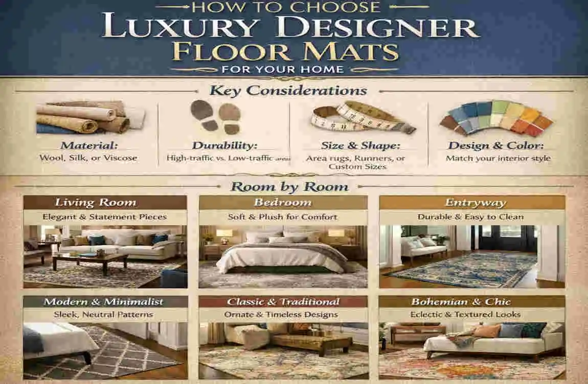 luxury designer floor mats for home