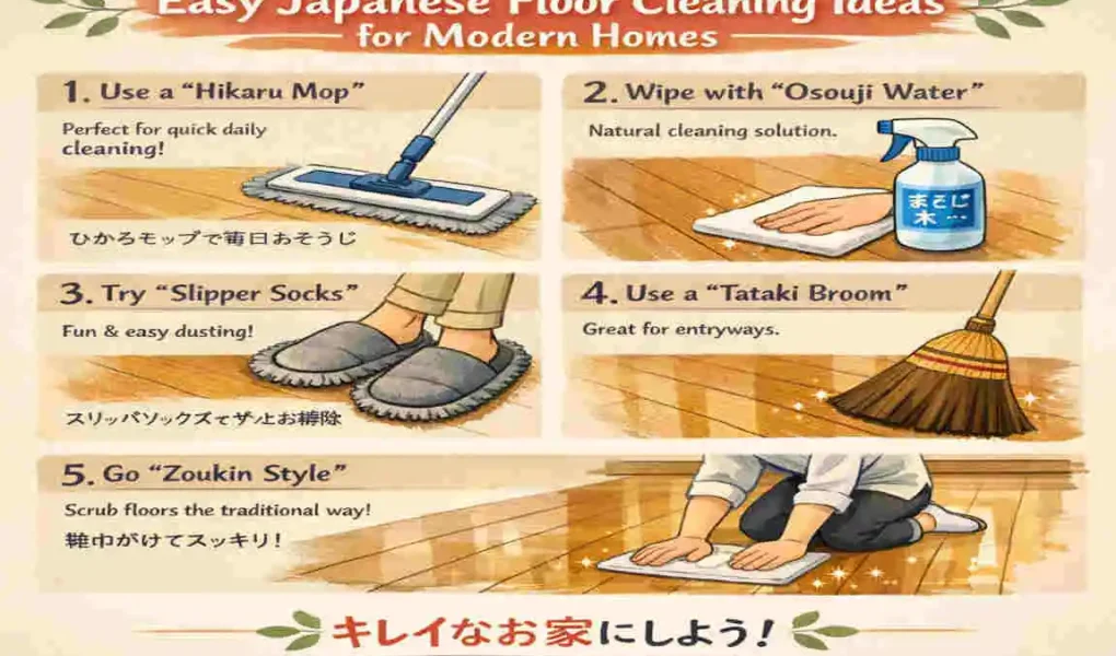 best japanese floor cleaning idea