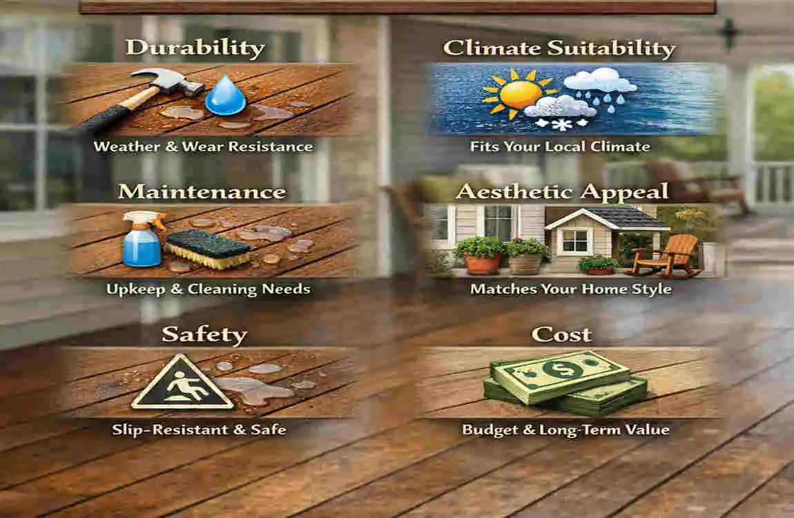 what is the best flooring for screened porch