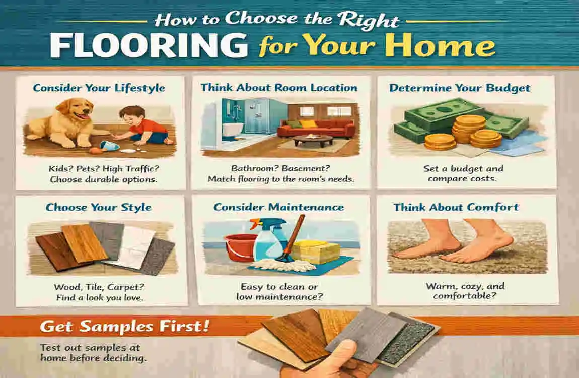 what are the four main types of flooring?