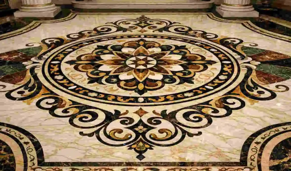 custom marble floor asthies designs