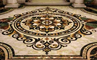 custom marble floor asthies designs