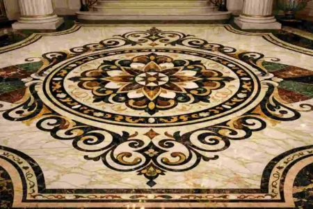 custom marble floor asthies designs