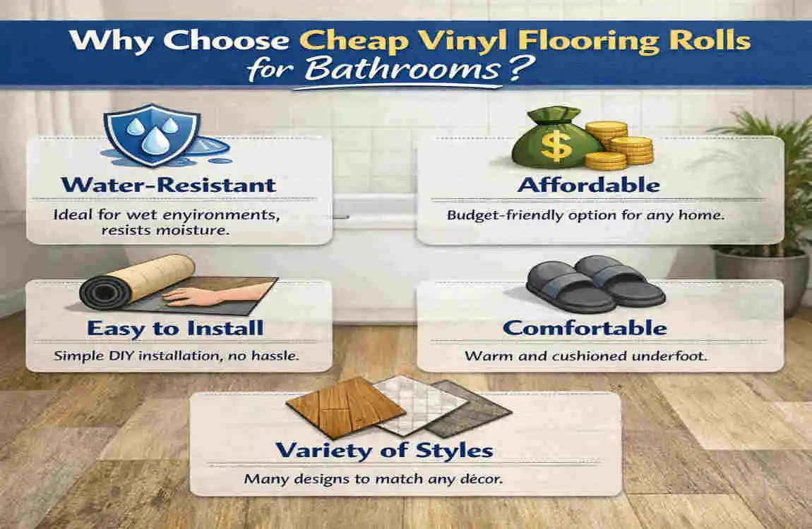bathroom cheap vinyl flooring rolls