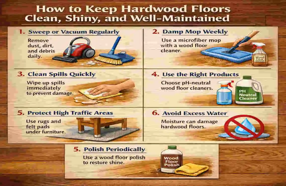 how can I clean very dirty hardwood floors?