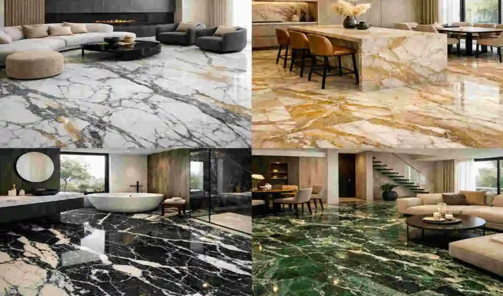 marble floor paint colour design