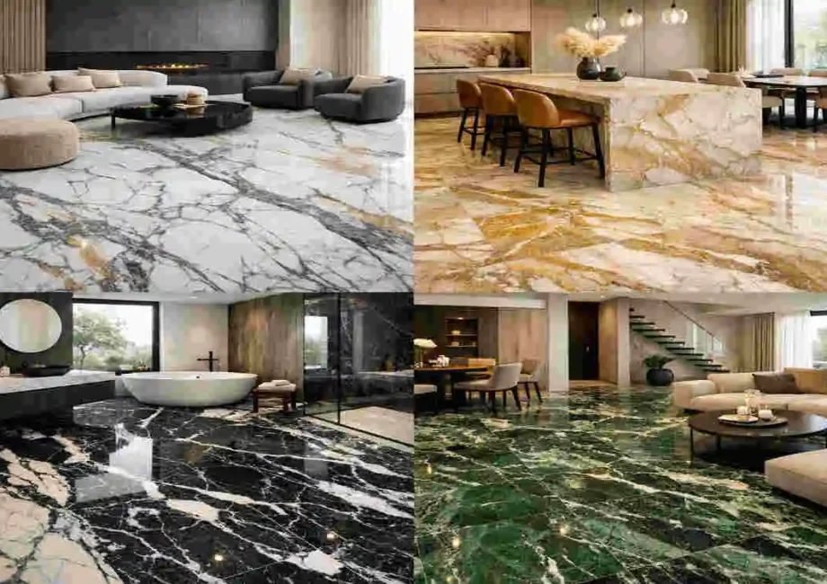 marble floor paint colour design