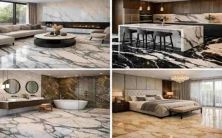 marble floor all room by room