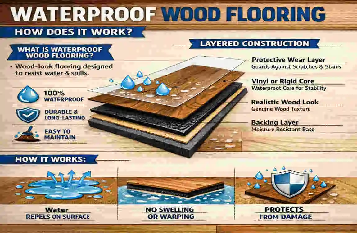 home depot wood flooring waterproof
