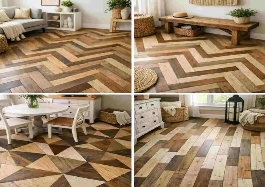 pattern wood flooring design