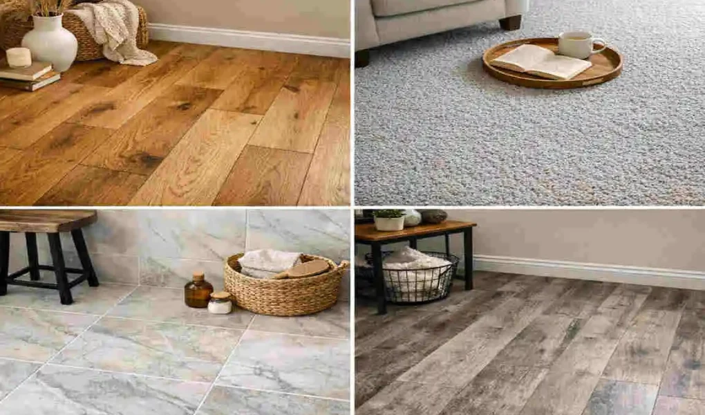 what are the four main types of flooring?