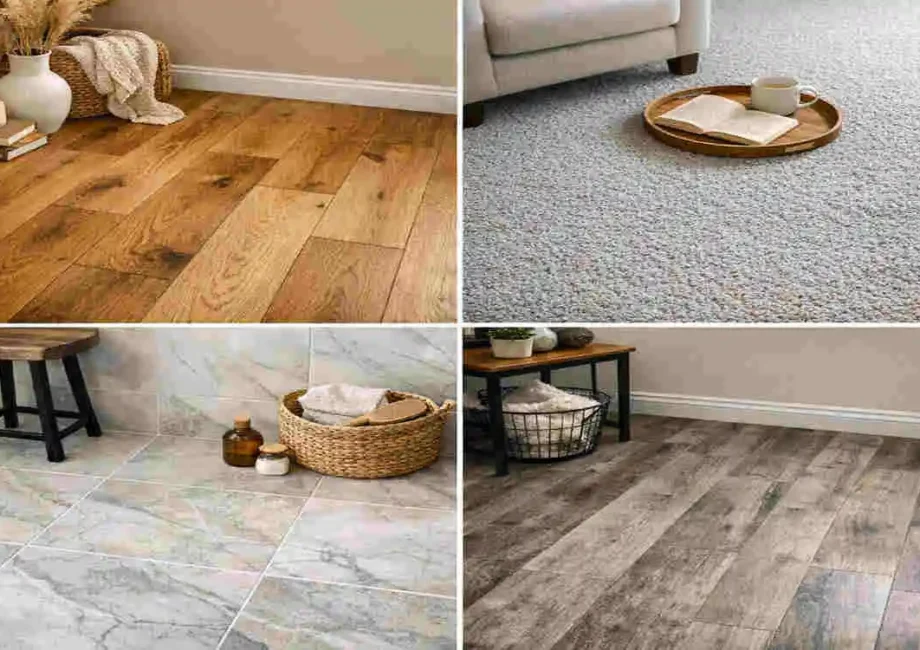 what are the four main types of flooring?