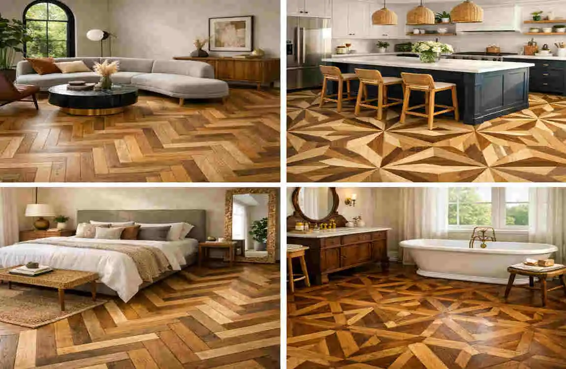 pattern wood flooring design