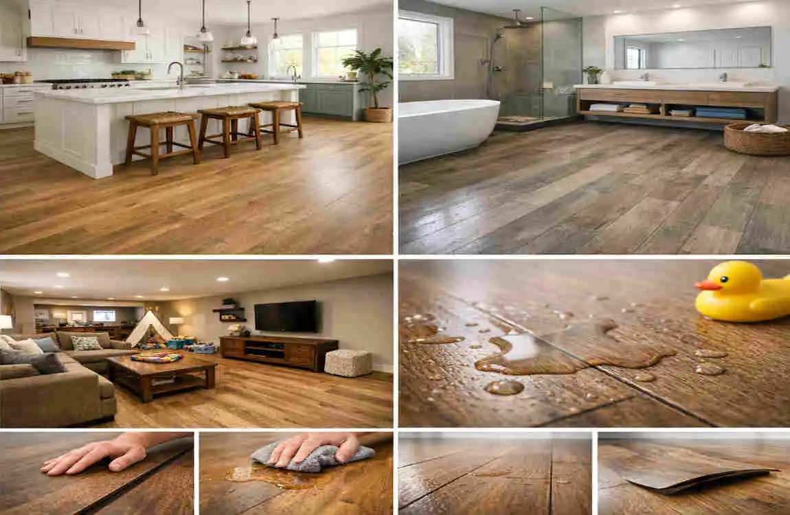 home depot wood flooring waterproof