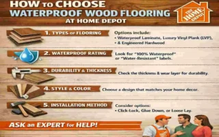 home depot wood flooring waterproof