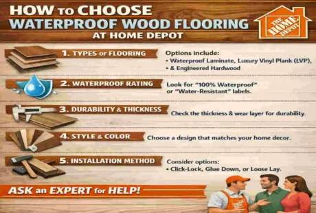 home depot wood flooring waterproof